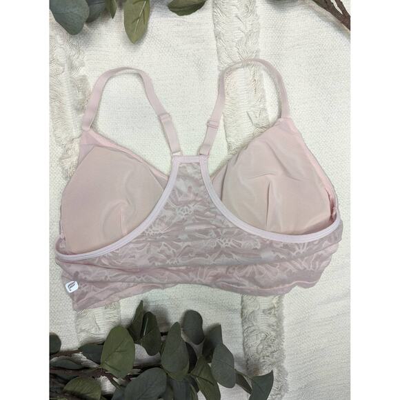 Fabletics Lightly Lined Floral Lace Bralette in Pink - Picture 2 of 3